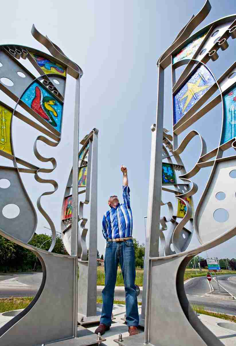 silviovigliaturo installazione della sua opera